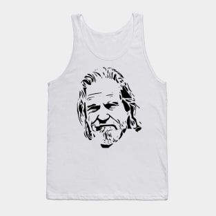 Jeff Bridges Stencil Tank Top